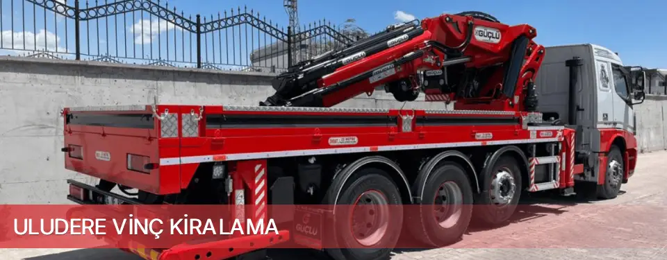 Uludere İlçemi Vinç Kiralama